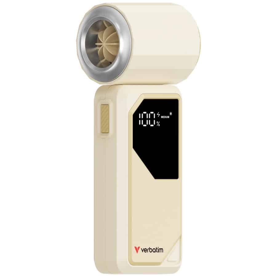 Verbatim Cool 'n' Go AirJet Handventilator - Wit/Zilver - Afbeelding 8