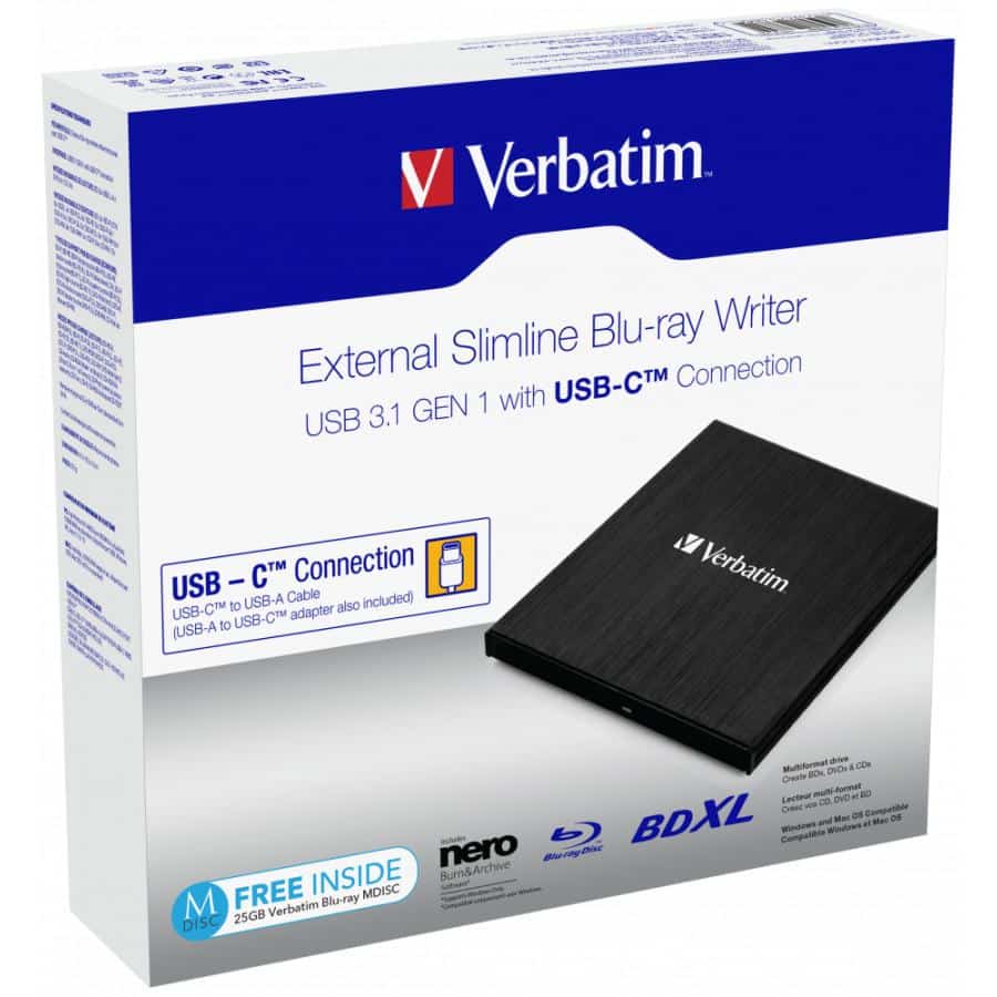 Verbatim 43889 optisch schijfstation Blu-Ray RW Zwart - Afbeelding 6