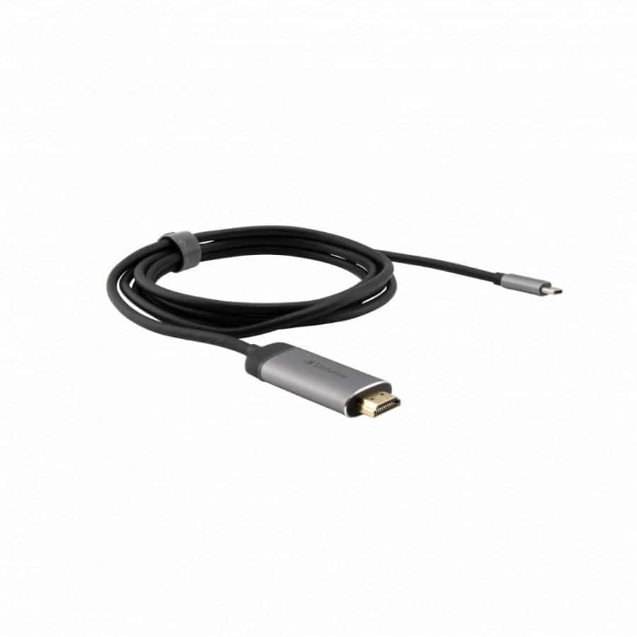 Verbatim 49144 video kabel adapter 1,5 m USB Type-C HDMI Zwart, Zilver - Afbeelding 3
