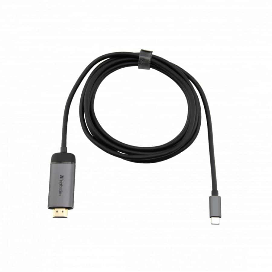 Verbatim 49144 video kabel adapter 1,5 m USB Type-C HDMI Zwart, Zilver - Afbeelding 6