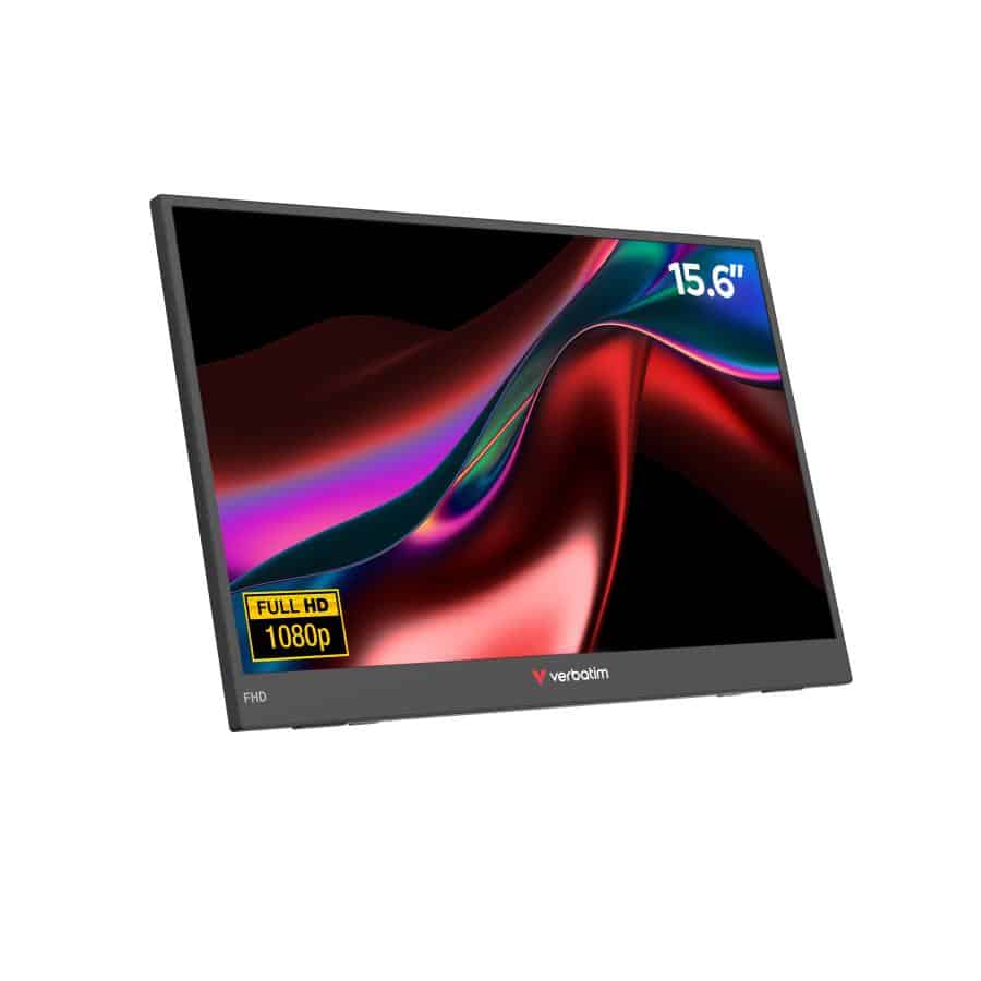 Verbatim Portable 15.6" FHD Monitor LIGHT Draagbare monitor Zwart 39,6 cm (15.6") LCD 1920 x 1080 Pixels - Afbeelding 7