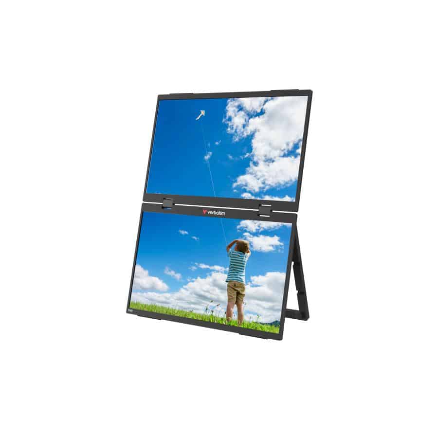 Verbatim Portable 15.6" FHD Dual Monitor Essentials Draagbare monitor Zwart 39,6 cm (15.6") LCD 1920 x 1080 Pixels - Afbeelding 7