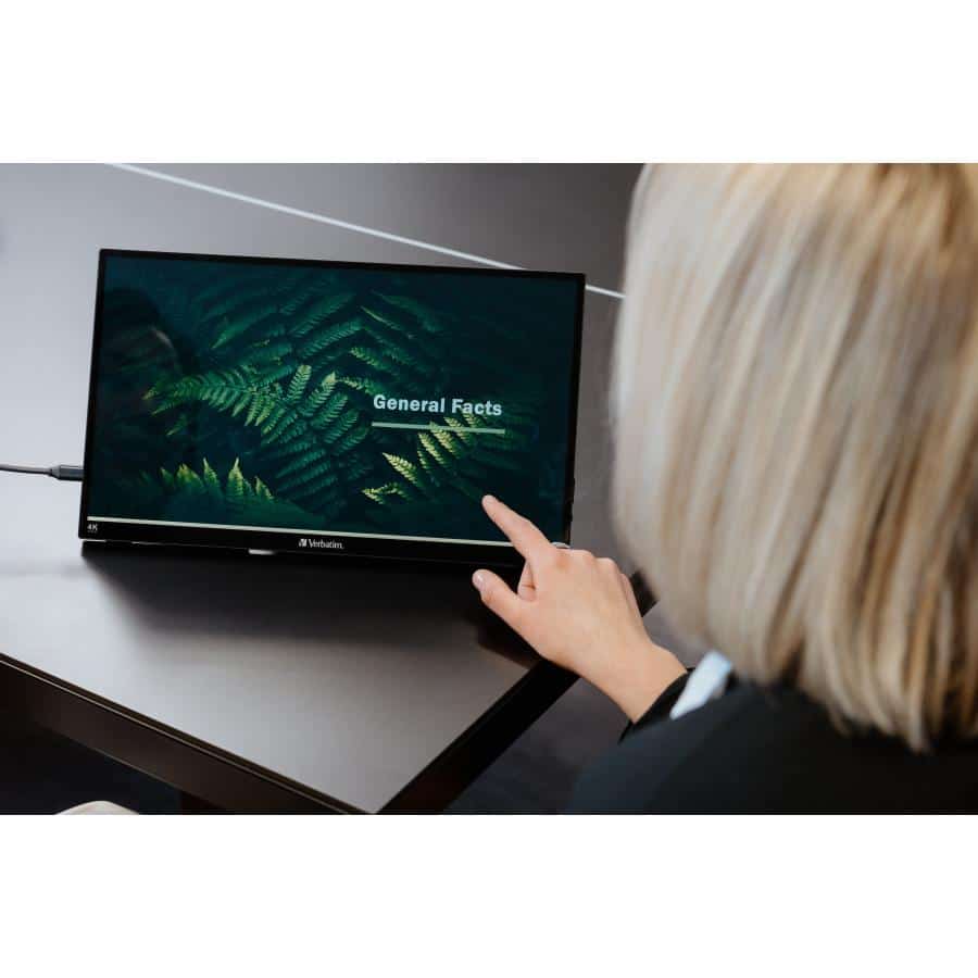 Verbatim Draagbaar aanraakscherm Ultra HD 4K - 15,6” Monitor - Afbeelding 7