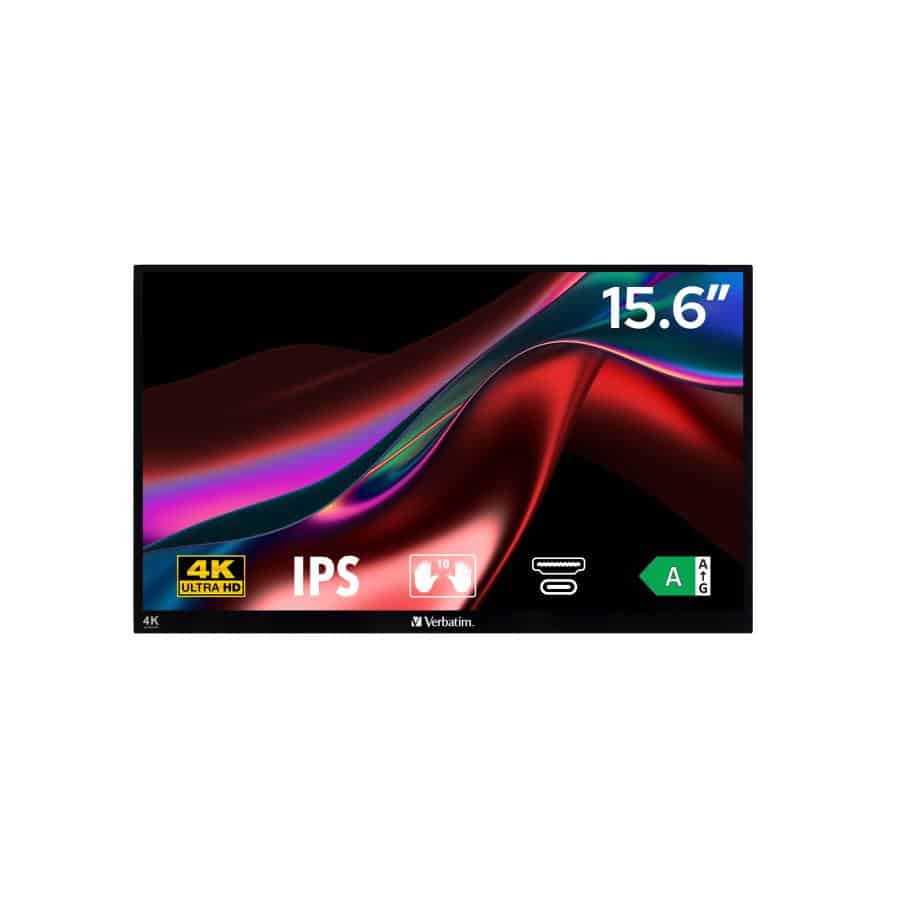 Verbatim Draagbaar aanraakscherm Ultra HD 4K - 15,6” Monitor - Afbeelding 8
