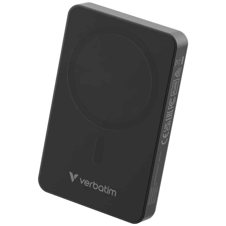 Verbatim Charge 'n' Go Essentials Magnetische draadloze powerbank 10000 mAh zwart - Afbeelding 7
