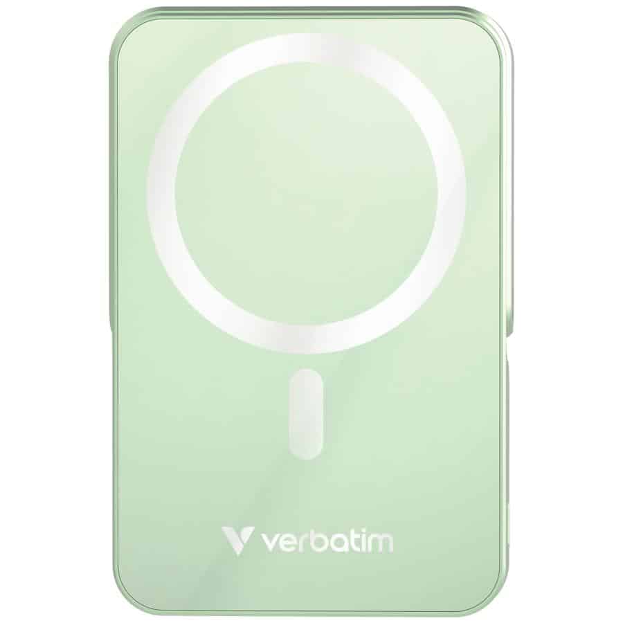 Verbatim Charge 'n' Go Magnetische Draadloze Power Bank 10000 mAh met standaard - Groen - Afbeelding 8