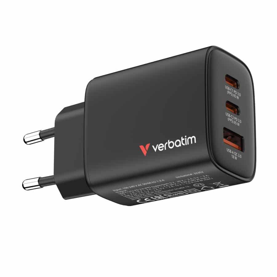Verbatim 32352 oplader voor mobiele apparatuur Universeel Zwart AC Snel opladen Binnen - Afbeelding 7