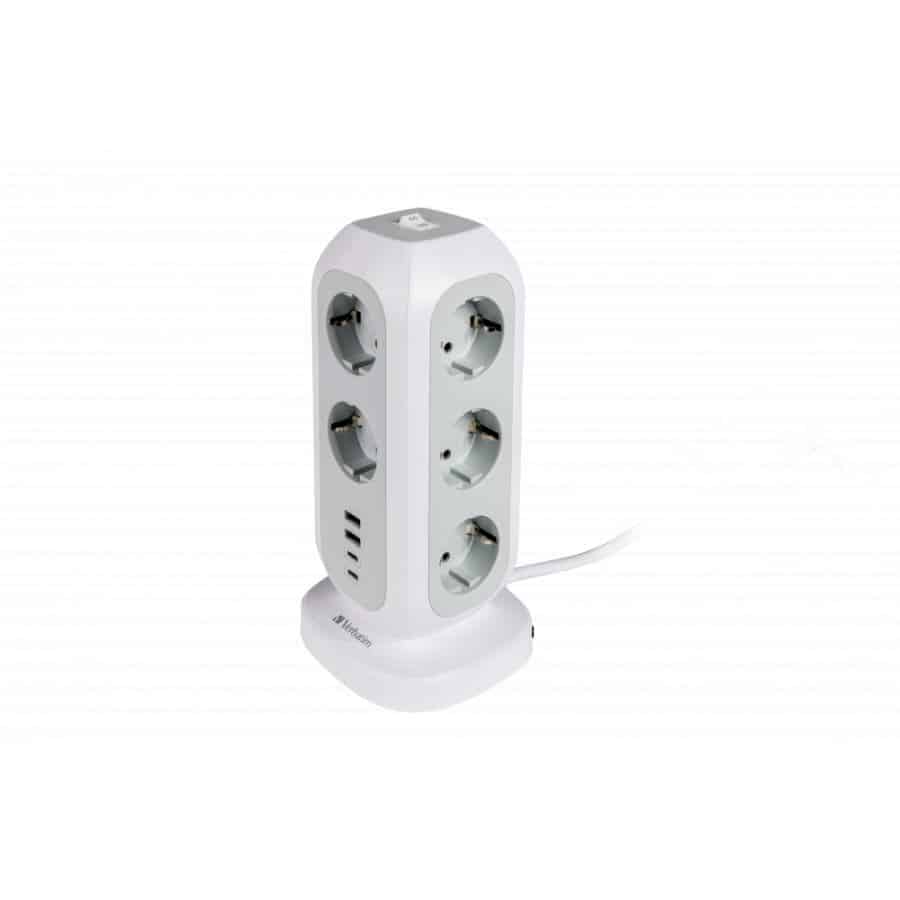 Verbatim 49547 power uitbreiding 11 AC-uitgang(en) Binnen Wit - Afbeelding 5