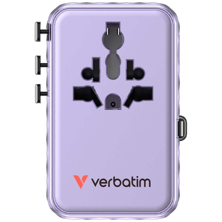 Verbatim 30193 oplader voor mobiele apparatuur Universeel Paars AC Snel opladen Binnen - Afbeelding 7