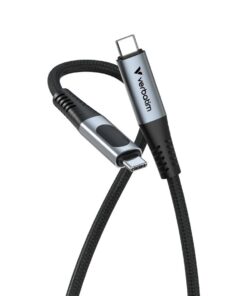 Verbatim 31849 USB-kabel USB4 Gen 2x2 1,2 m USB C 40 Gbit/s 240 W Zwart - Afbeelding 7