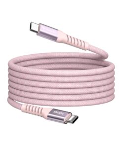 Verbatim Sync & Charge Magnetische Kabel - 100W USB-C naar USB-C 120 cm Roze - Afbeelding 8