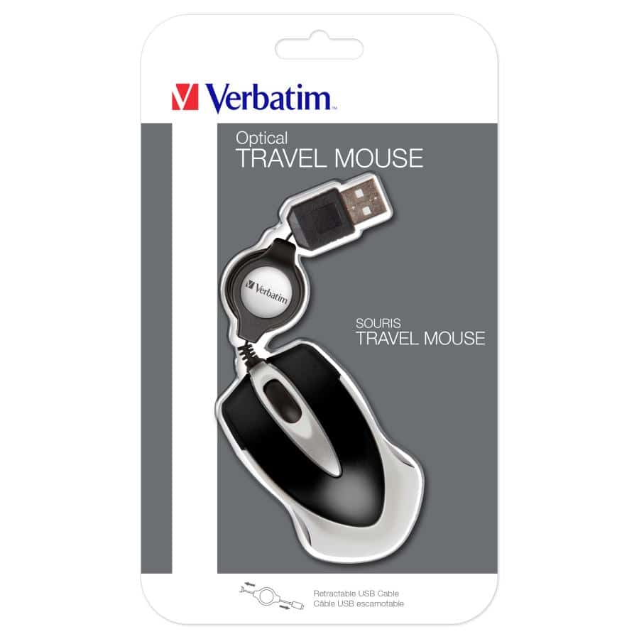 Verbatim Go Mini muis Kantoor Ambidextrous USB Type-A Optisch 1000 DPI - Afbeelding 5