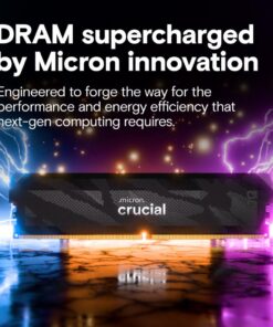 Crucial CP2K16G64C32U5B PRO Gaming OC DIMM Kit, 32GB, DDR5, 6400 Mhz, CL32, Black - Afbeelding 4