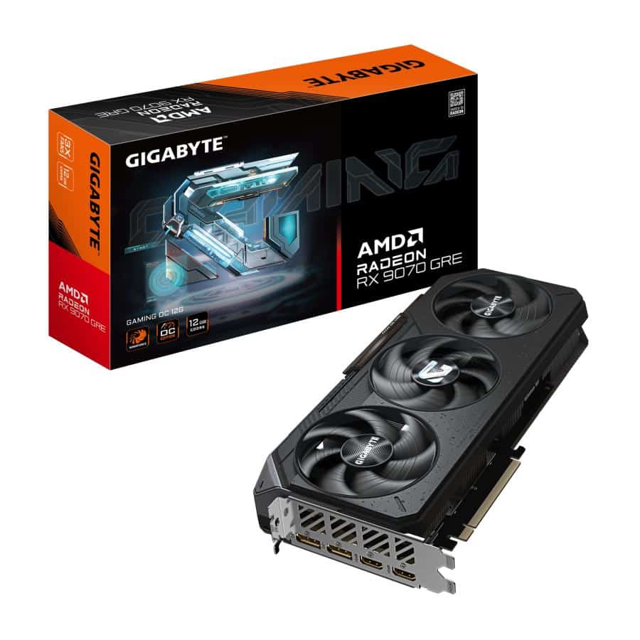 Gigabyte GV-R907GREGAMING OC-12GD Radeon RX 9070 GRE GAMING OC 12G, 12GB, GDDR6, 192bit, PCIe 5.0
