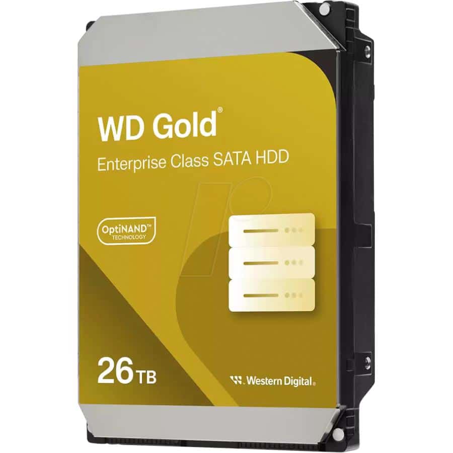 WESTERN DIGITAL WD261KRYZ WD Gold, 26TB, 3.5", SATA3 6Gb/s, 7200 RPM, 512MB, 285 MB/s