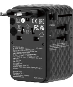 Verbatim 30191 oplader voor mobiele apparatuur Universeel Zwart AC Snel opladen Binnen