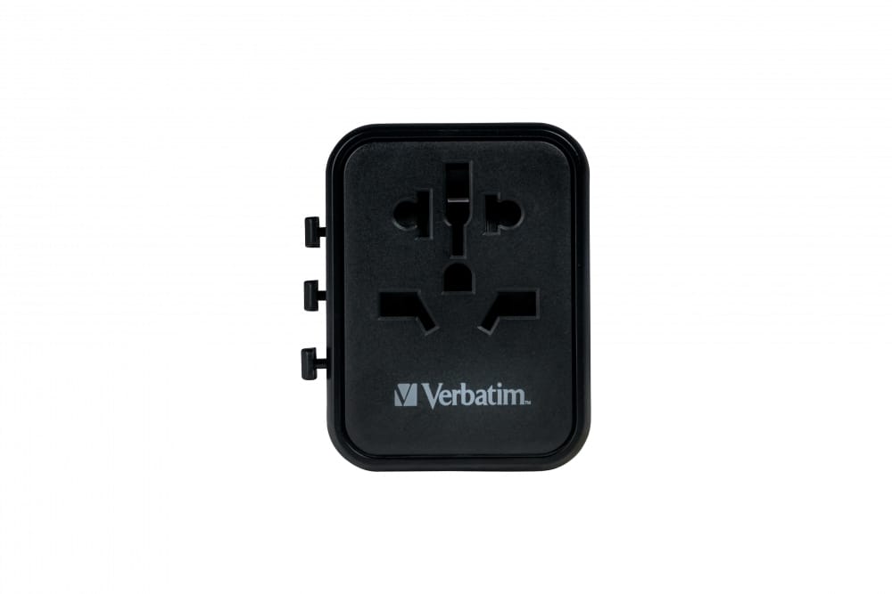 Verbatim 49544 netstekker adapter Universeel Zwart - Afbeelding 4