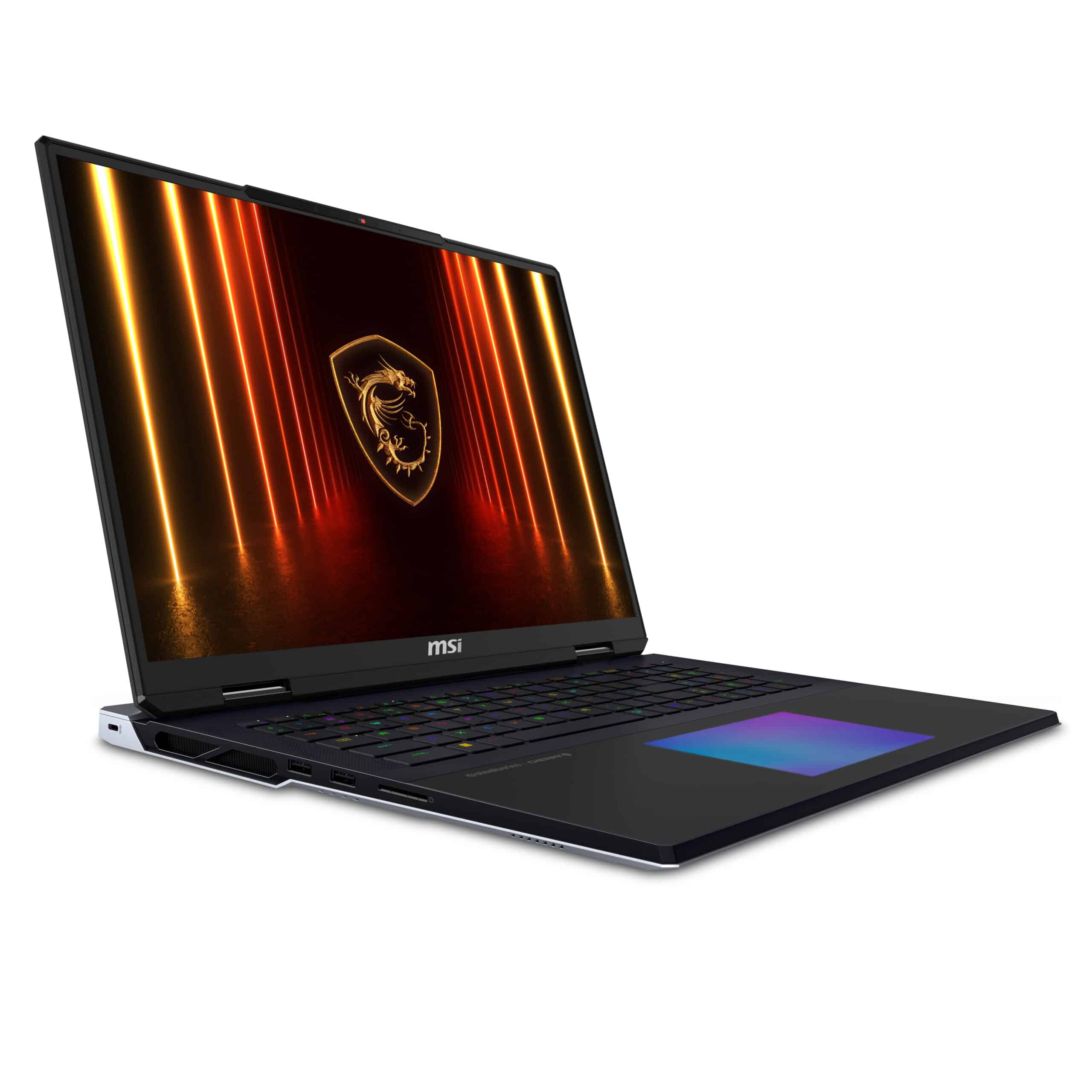 MSI Titan 18 HX AI A2XWJG-234NL Intel Core Ultra 9 285HX Laptop 45,7 cm (18") UHD+ 96 GB DDR5-SDRAM 6 TB SSD NVIDIA GeForce RTX 5090 Wi-Fi 7 (802.11be) Windows 11 Pro Zwart - Afbeelding 3