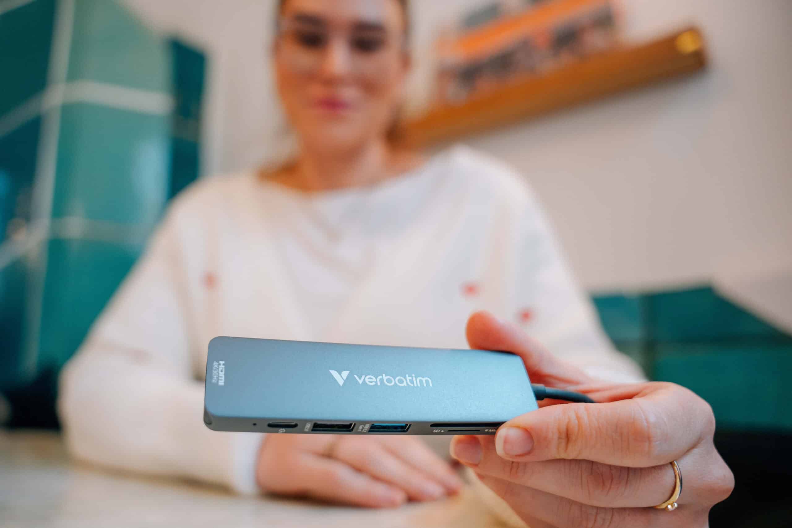 Verbatim USB-C essentiële multipoort hub 6 poorten: HDMI, USB-C PD, USB-A 3.2 Gen 1, USB-A, SD & microSD - Afbeelding 5