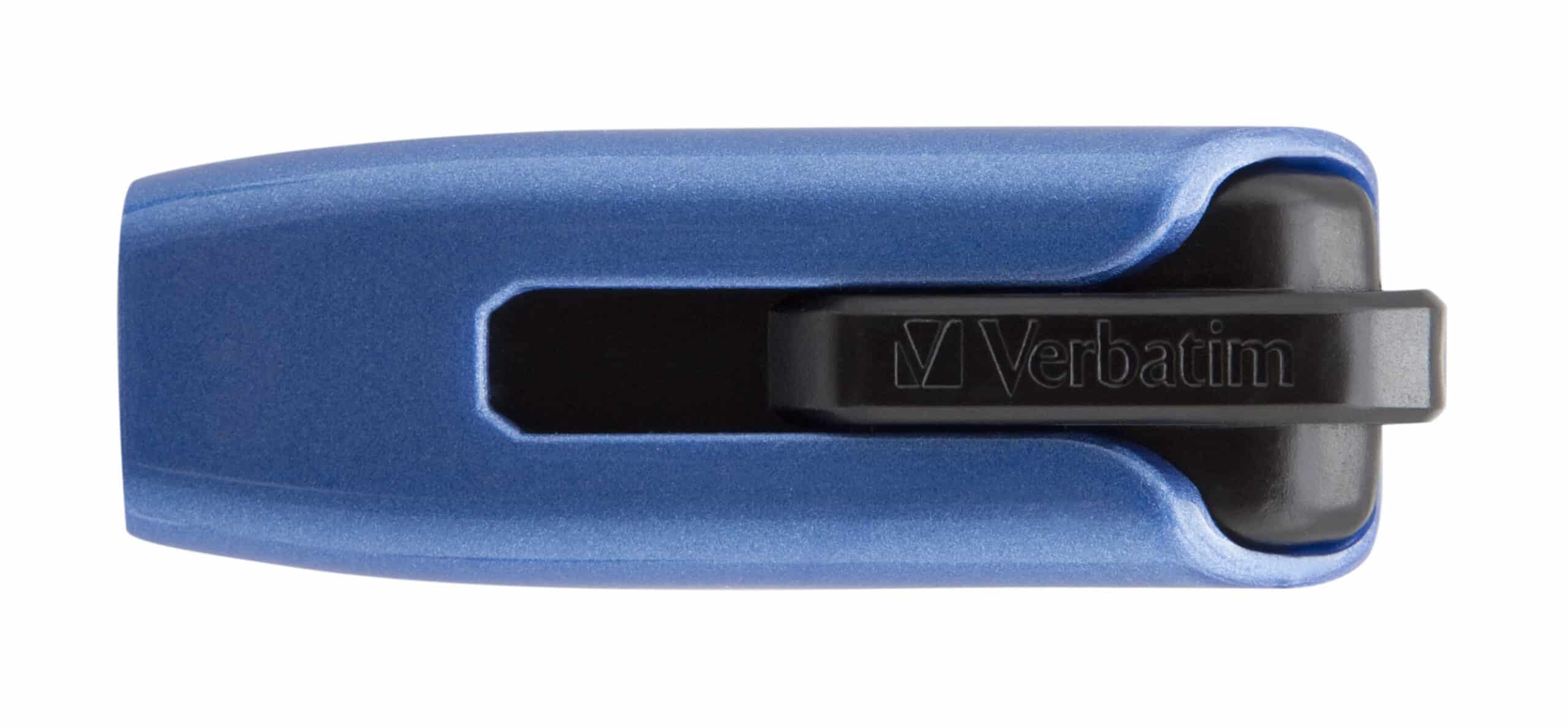 Verbatim V3 MAX - USB-Stick 3.0 128 GB - Blauw - Afbeelding 3