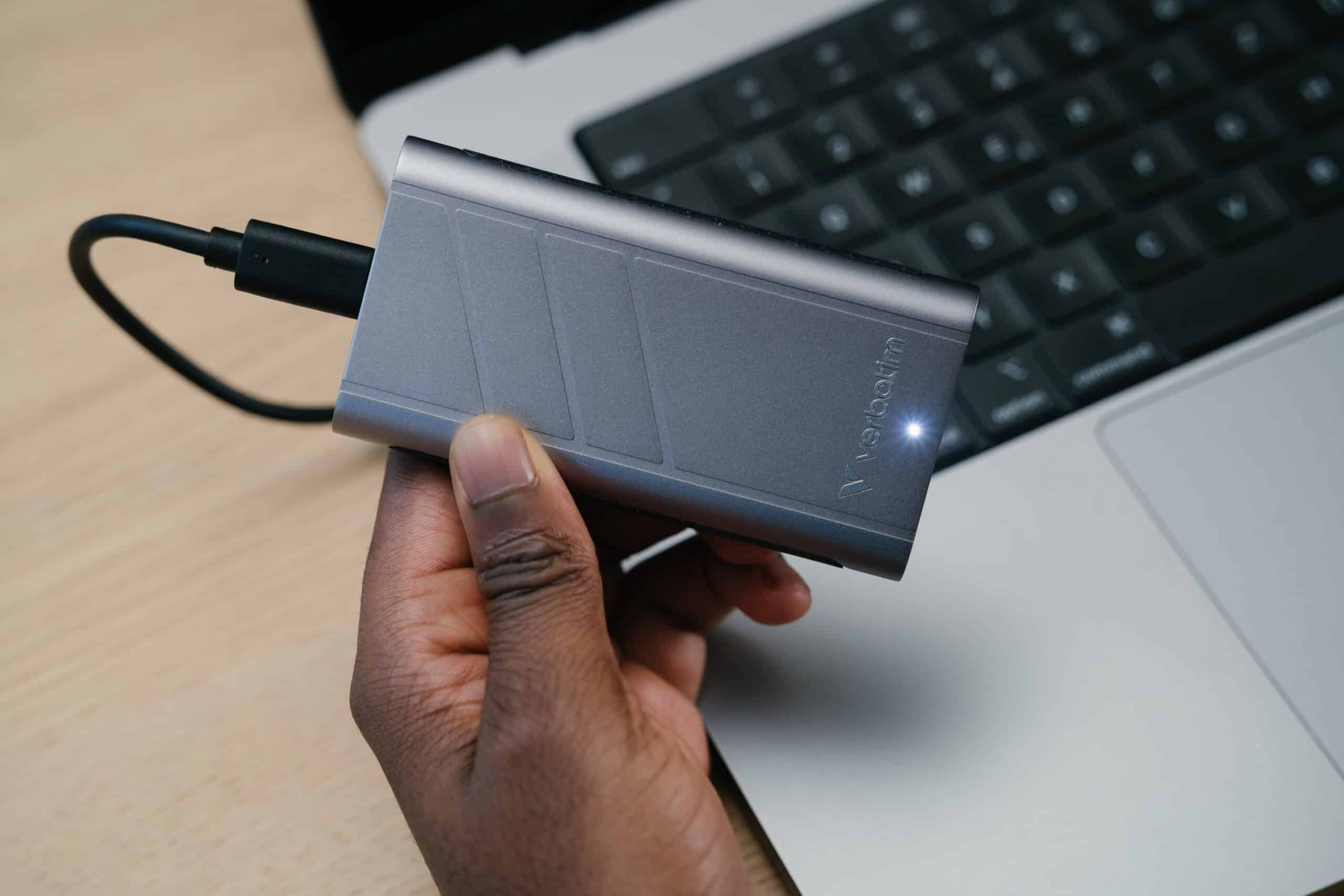 Verbatim TurboMetal SSD USB4 2TB USB Type-C USB4 Gen 2x2 Zilver - Afbeelding 4