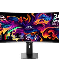 MSI MPG 341CQR QD-OLED X36 computer monitor 86,4 cm (34") 3440 x 1440 Pixels UltraWide Quad HD Zwart