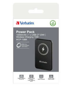 Verbatim Charge 'n' Go Magnetische Draadloze Power Bank 10000mAh Zwart - Afbeelding 4