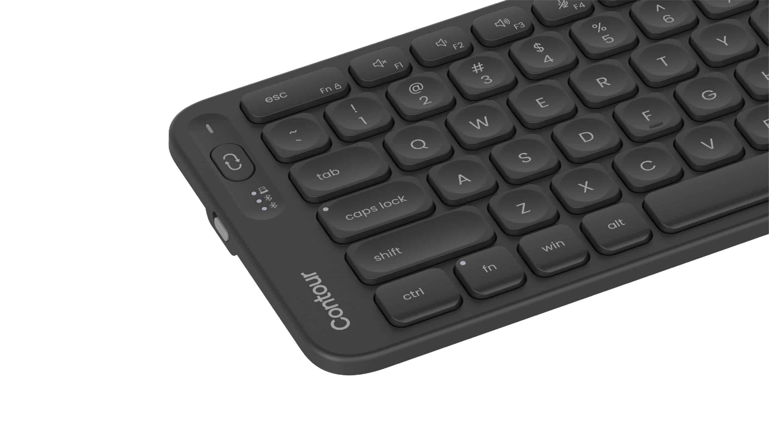 Contour Design Balance toetsenbord Kantoor RF-draadloos + Bluetooth QWERTY Brits Engels Zwart - Afbeelding 3