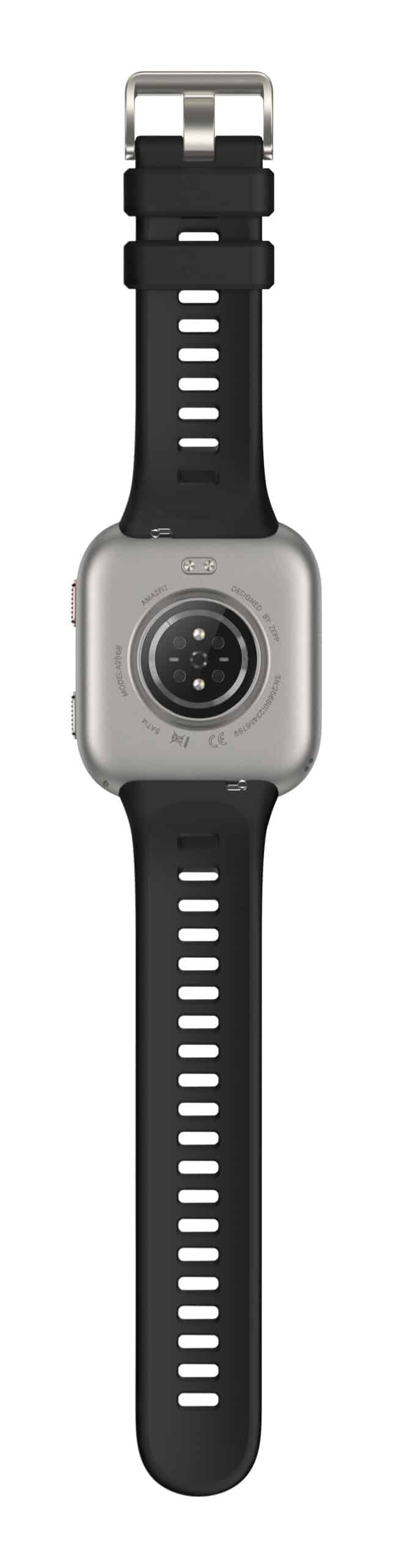 Amazfit Bip Max 5,26 cm (2.07") AMOLED Digitaal 432 x 514 Pixels Touchscreen Zilver Wifi GPS - Afbeelding 4