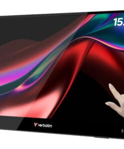 Verbatim Portable 15.6" FHD Touch Monitor LIGHT Draagbare monitor Zwart 39,6 cm (15.6") LCD 1920 x 1080 Pixels