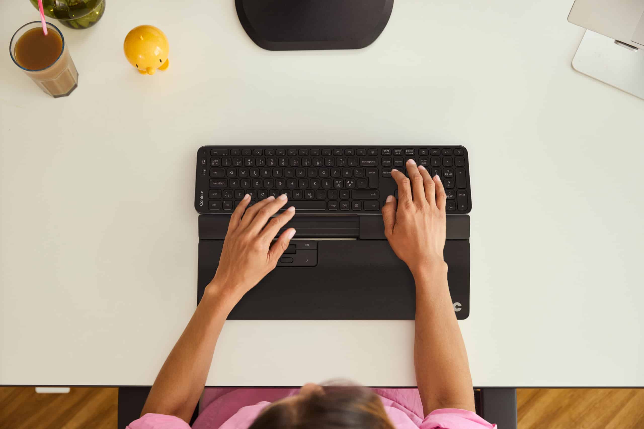 Contour Design SliderMouse Pro Extended polssteun met vegan leer - Afbeelding 5