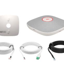 HP Studio A2 White Table Microphone w/ Mounting Plate I/O cables TAA Wit Conferentiemicrofoon