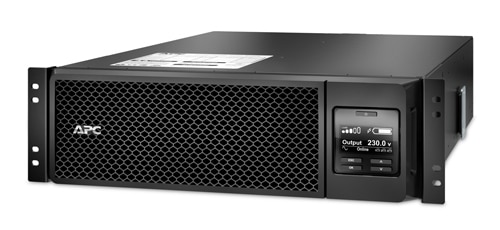 APC Smart-UPS On-Line SRT5KRMXLI-6W - 5000VA ,6x C13, 4x C19 uitgang, rackmountable, Embedded NMC, 6 jaar garantie