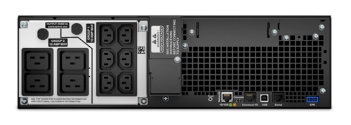 APC Smart-UPS On-Line SRT5KRMXLI-6W - 5000VA,6x C13, 4x C19 uitgang, rackmountable, Embedded NMC, 6 jaar garantie - Afbeelding 3