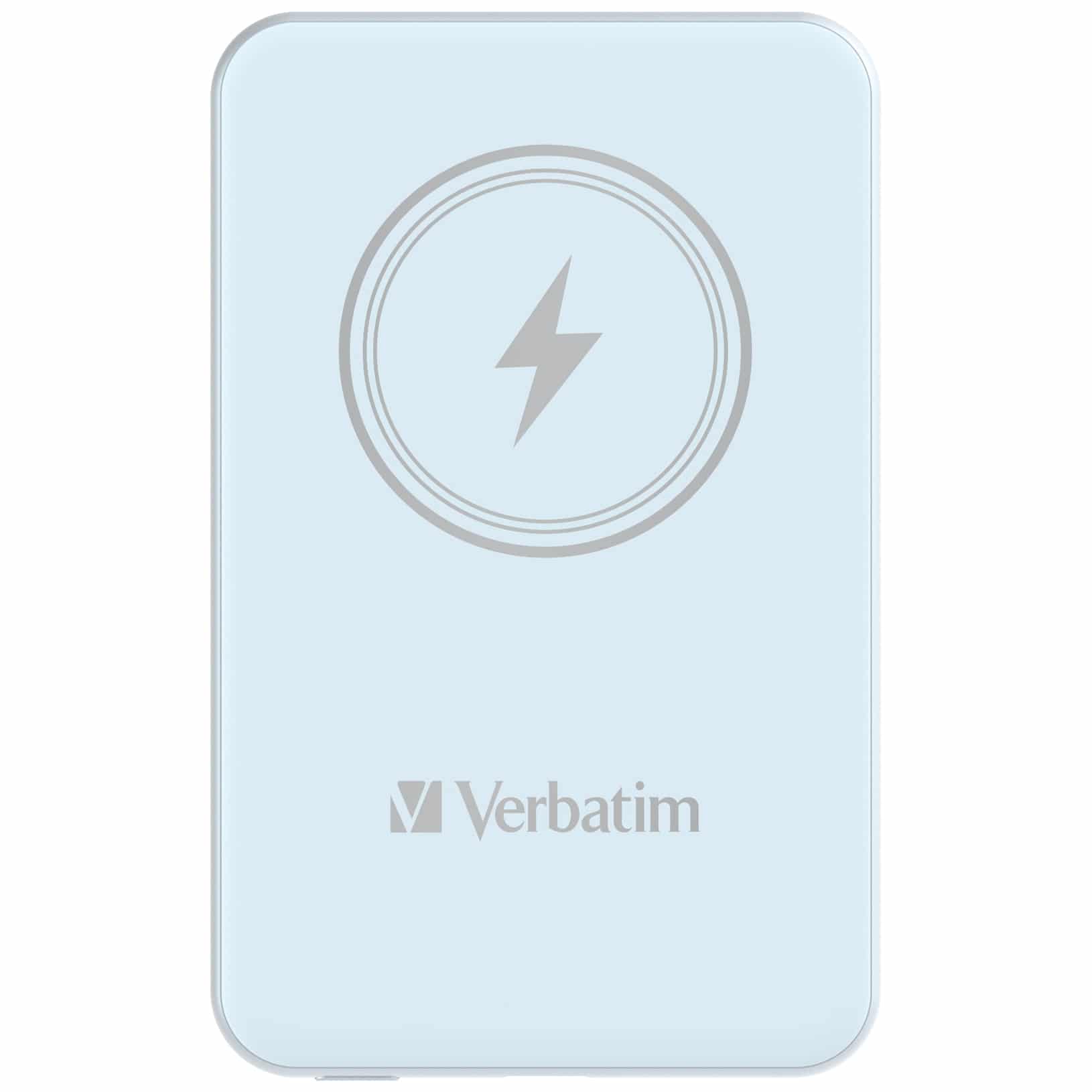 Verbatim Charge 'n' Go Magnetische Draadloze Power Bank 5000mAh Blauw - Afbeelding 3