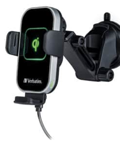 Verbatim FWC-03 Pro Qi Fast Wireless Autoladegerät retail Zwart