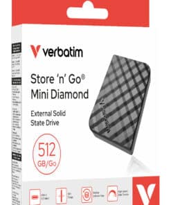 Verbatim Store 'n' Go Mini Diamond USB-C 512GB Zwart - Afbeelding 2