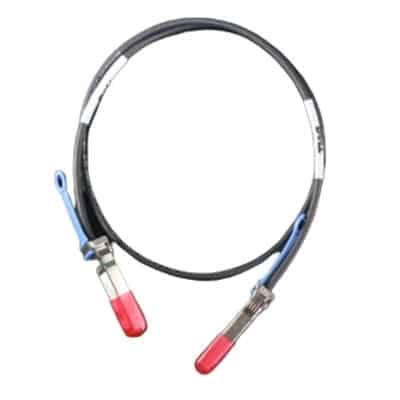 DELL 470-AAVH InfiniBand en Glasvezelkabel 1 m SFP+ Zwart