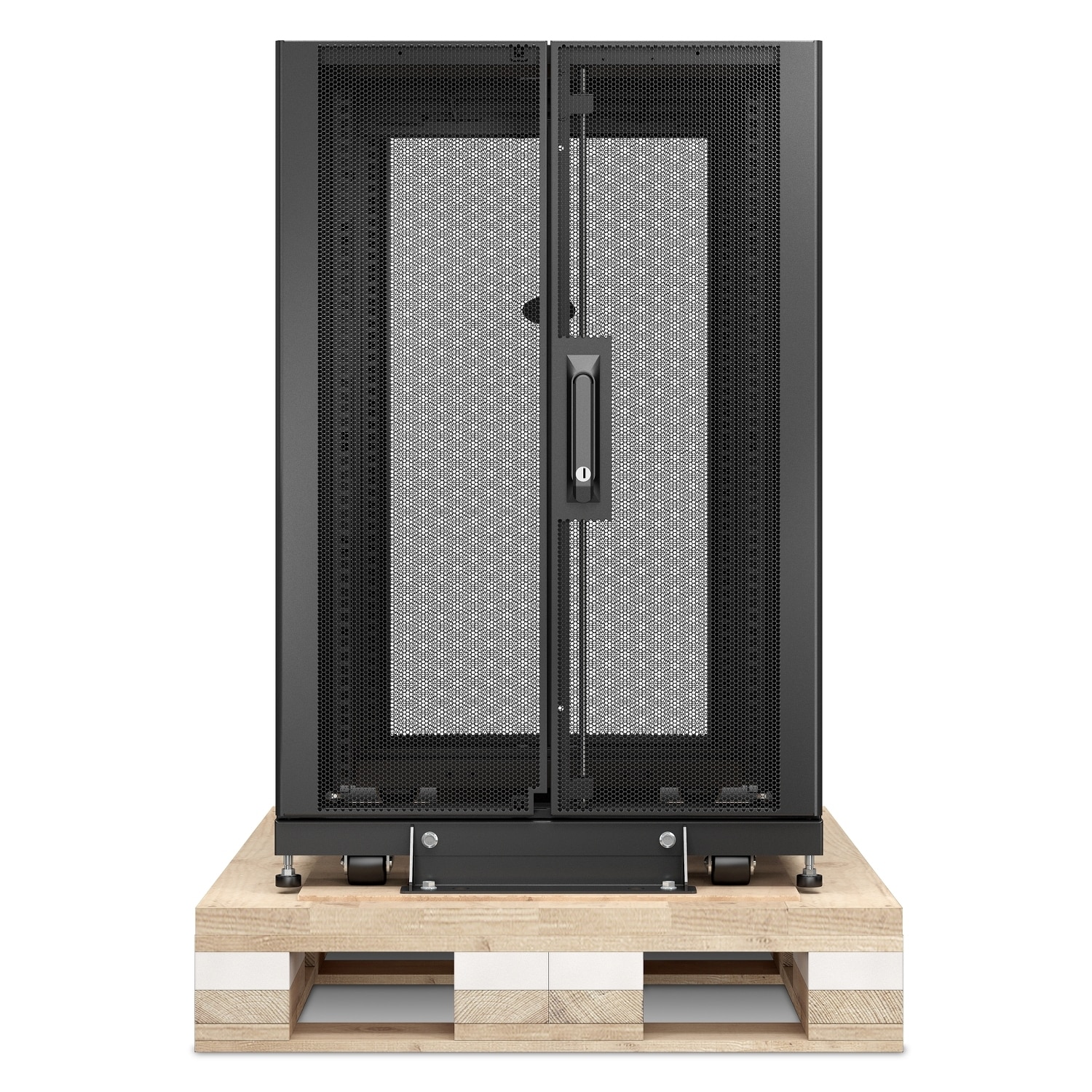 APC NetShelter SX 18U Server Rack Enclosure 600mm x 1070mm w/ Sides Black Shock Packaging - Afbeelding 2