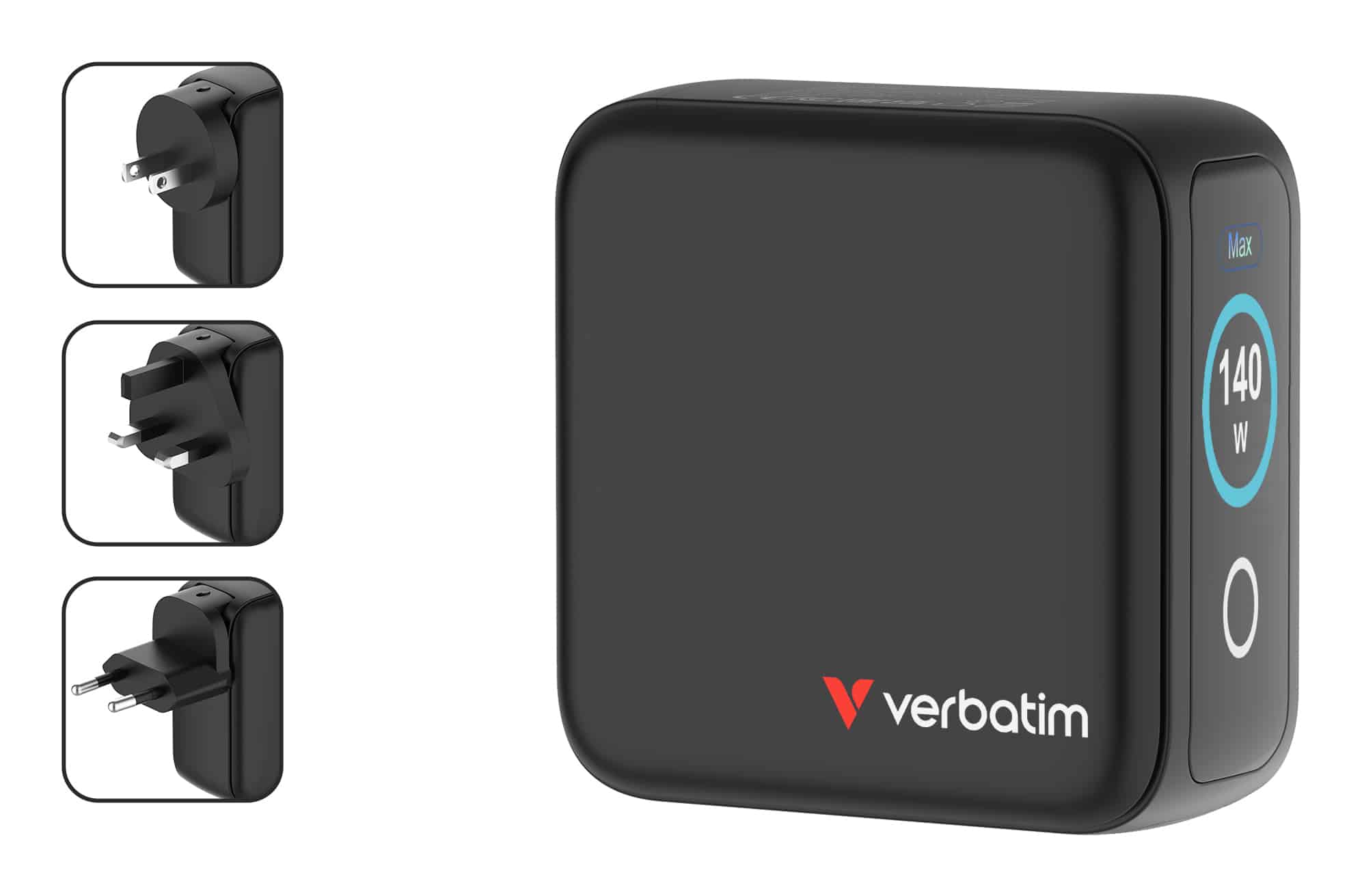 Verbatim Mini GaN Oplader 140W met display - Afbeelding 8