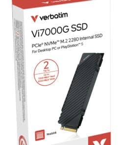 Verbatim Vi7000G PCIe NVMe M.2 SSD 2 TB De ultieme gamingoplossing