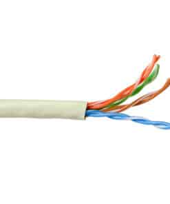 ACT CAT5E U/UTP soepel patch ivoor 100 m