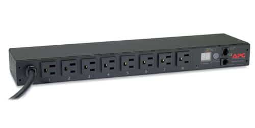 APC AP7800B energiedistributie 8 AC-uitgang(en) 1U Zwart Stekkerdoos - Afbeelding 2