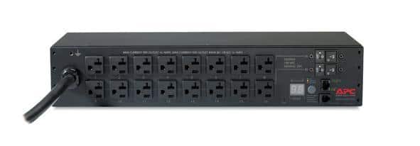 APC AP7802B energiedistributie 16 AC-uitgang(en) 2U Zwart Stekkerdoos - Afbeelding 2