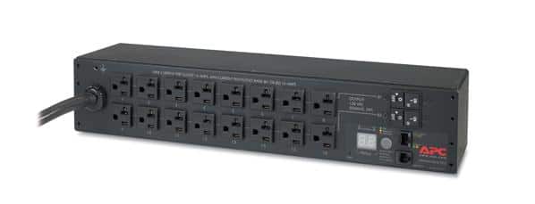 APC AP7802B energiedistributie 16 AC-uitgang(en) 2U Zwart Stekkerdoos