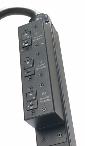 APC Geschakelde rek-PDU, nulU, 12,5kW, 208V,(21)C13&(3)C19;3" snoer - Afbeelding 3