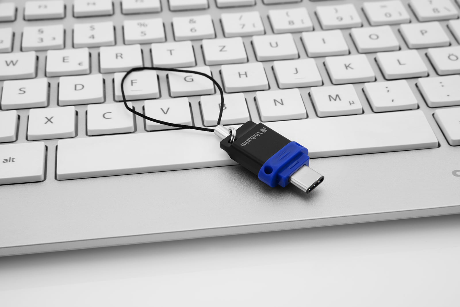 Verbatim Dual - USB-Stick 3.0 32 GB - USB-C / USB-A - Blauw - Afbeelding 2