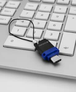 Verbatim Dual - USB-Stick 3.0 32 GB - USB-C / USB-A - Blauw - Afbeelding 3