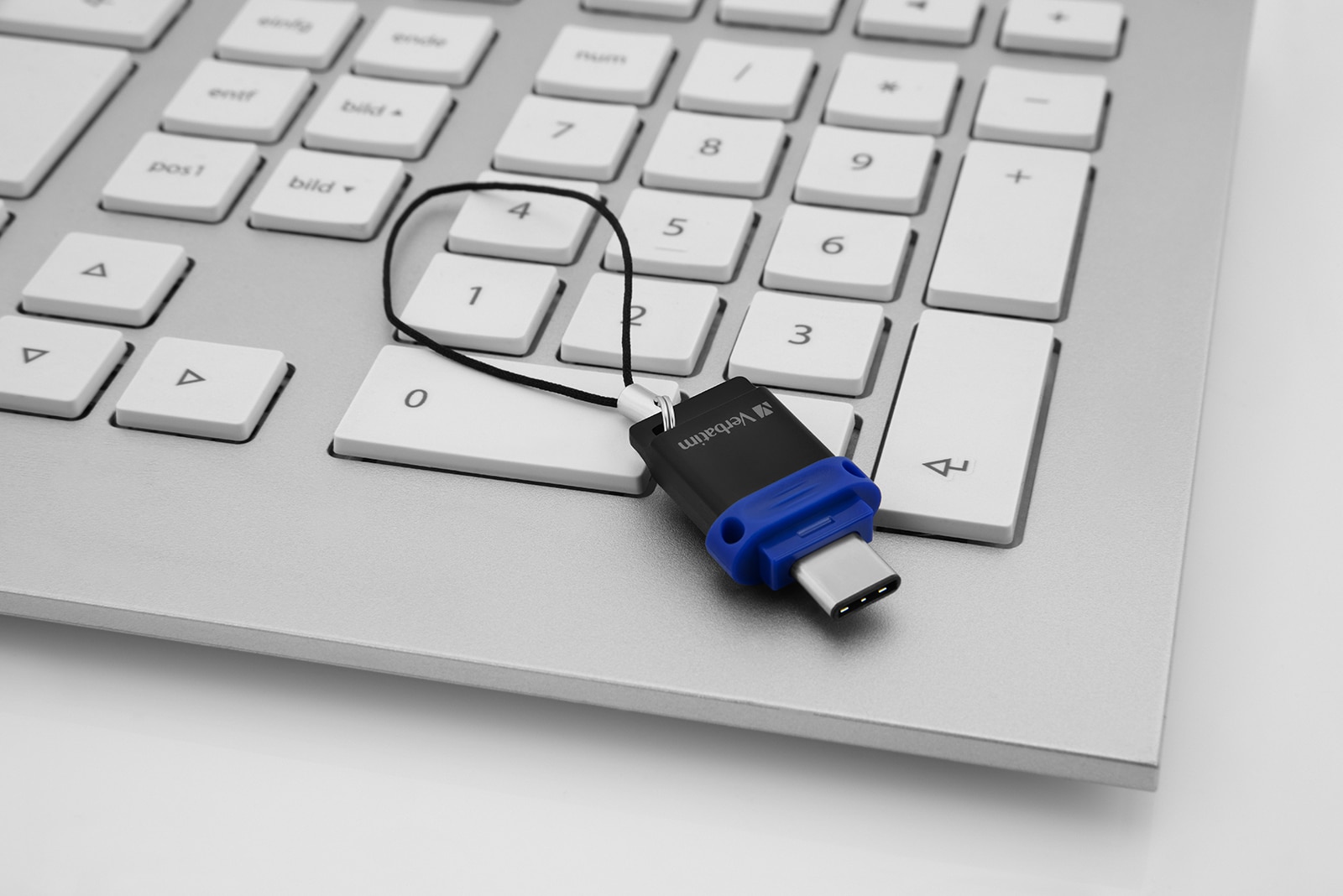 Verbatim Dual - USB-Stick 3.0 32 GB - USB-C / USB-A - Blauw - Afbeelding 3