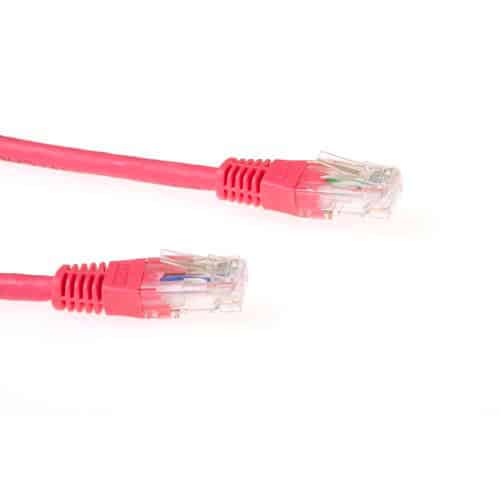 ACT Rode 2 meter LSZH U/UTP CAT6 patchkabel met RJ45 connectoren